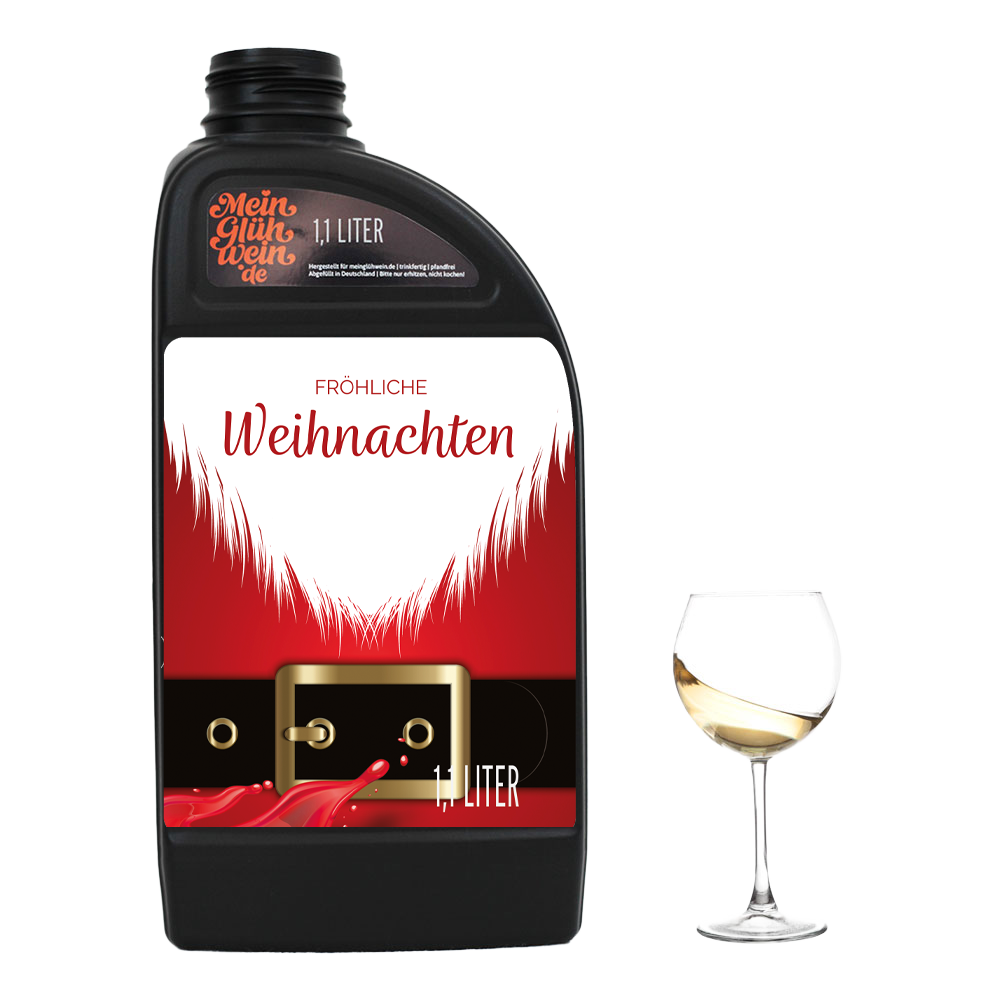 Mulled wine canister Santa Claus 1.1 liters