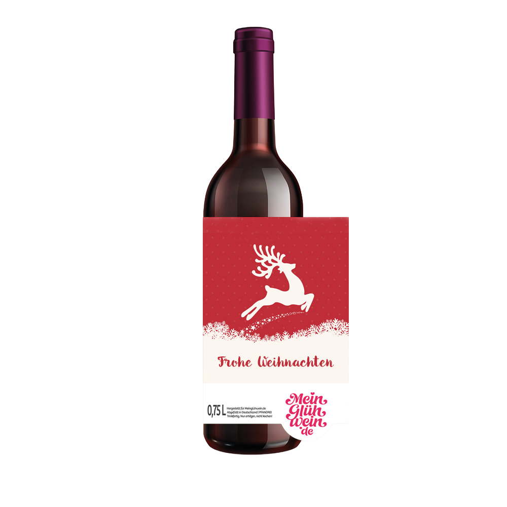 Mulled wine reindeer 0.75l bottle