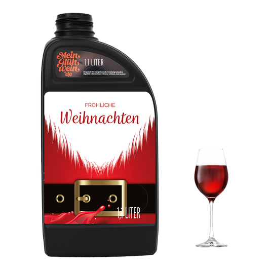 Mulled wine canister Santa Claus 1.1 liters