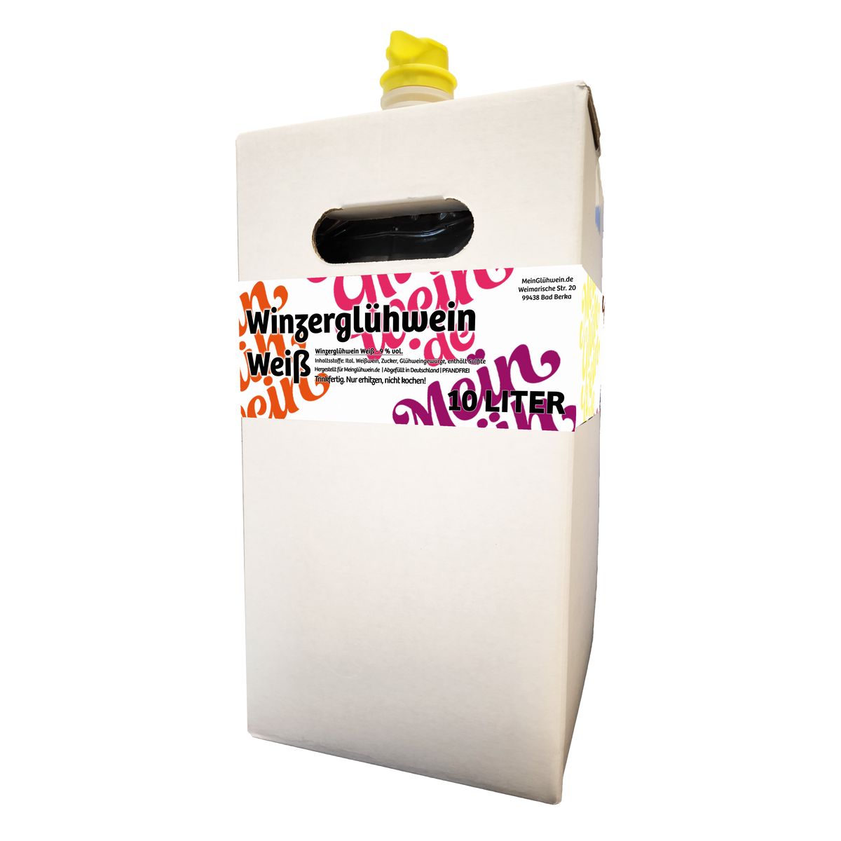 White mulled wine 10 litre bag in box
