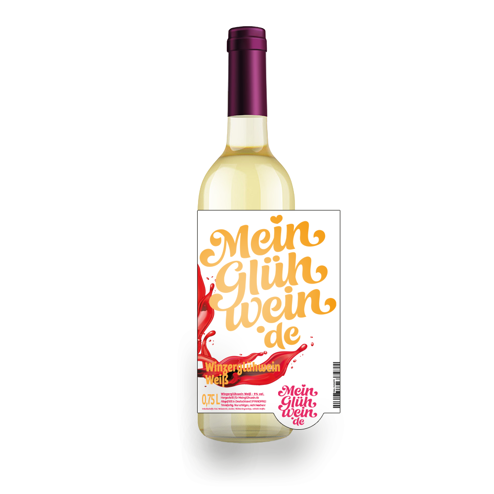 White mulled wine 0.75 l bottle