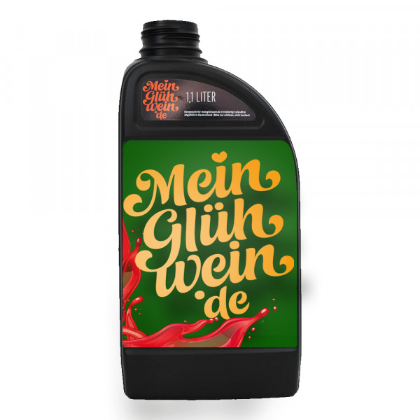 Glühweinkanister Meinglühwein mit Apfelglühwein 1,1 Liter